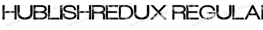 HublishRedux Regular字体转换